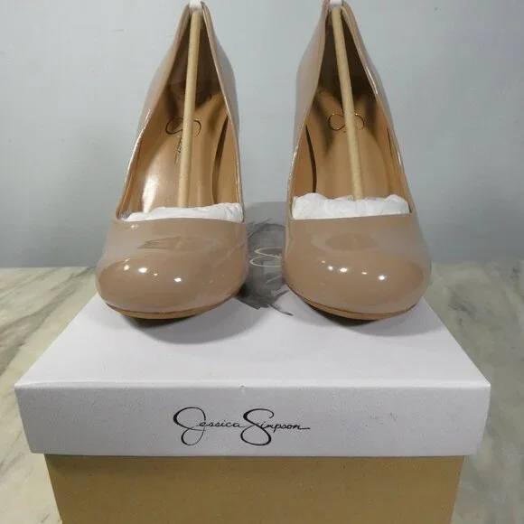 NiB Jessica Simpson Womens Calie Pump, chai Latte, 8.5,8.5 M US - Picture 12 of 15